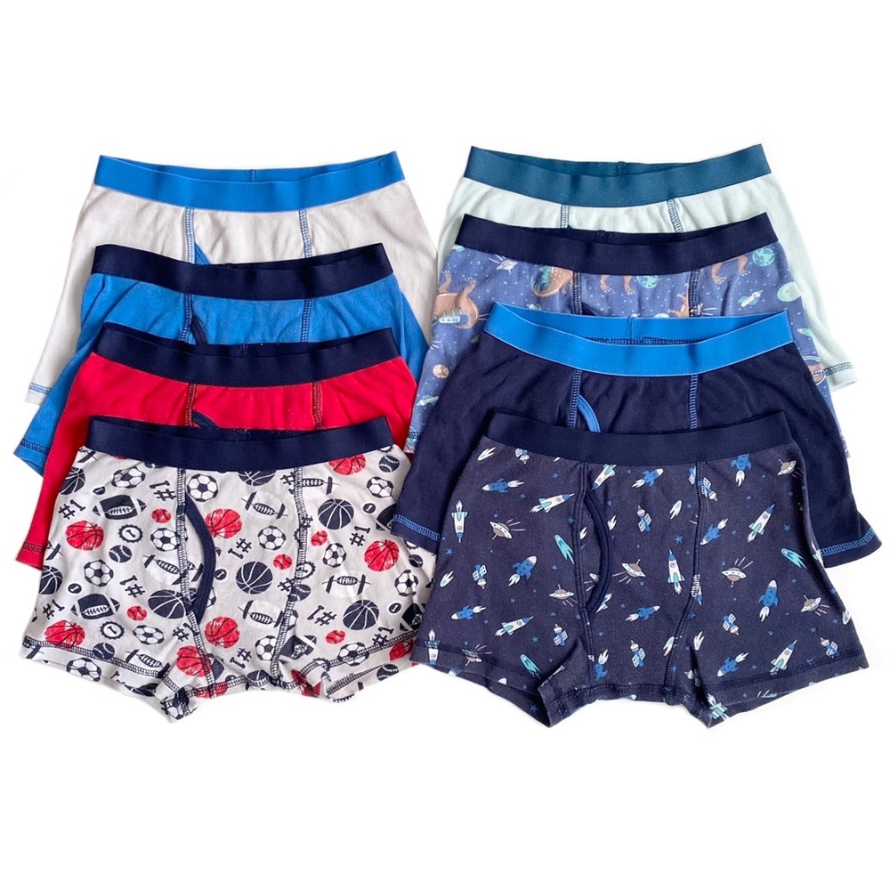8 Pack Boy’s Boxer Briefs Underwear